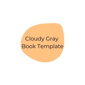Cloudy Gray Ebook Template