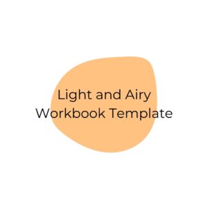 Light & Airy Workbook Template